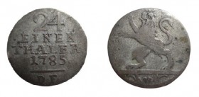 1/24 Thaler AR
Hessen Kassel
19 mm, 1,93 g