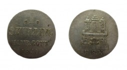 1 Schilling AR
Hamburg 1840
16 mm, 1 g
