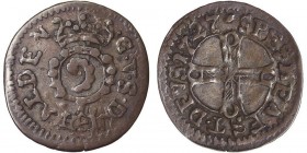 Denier AR
Switzerland, Haldenstein, Gubert von Salis (1722-1737)
19 mm, 0,70 g