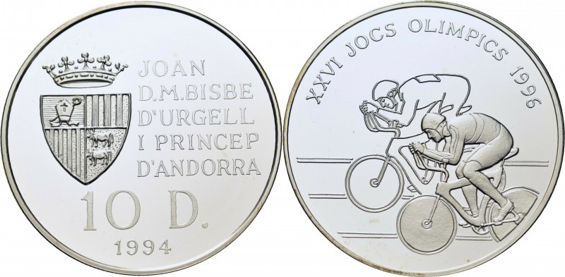 10 Diners AR
Andorra, Olympic Games, Atlanta 1994
40 mm, 31,60 g