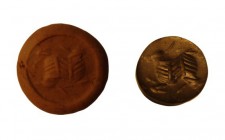 Sassanid seal from goethite and hematite , antilope, 4th-5th century A.D., 13 x 11 mm