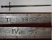 Sword, Spain, Carlos II, 1802