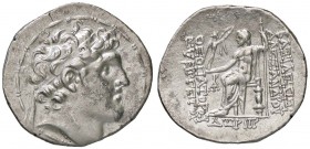 GRECHE - RE SELEUCIDI - Alessandro I (150-145 a.C.) - Tetradracma - Testa diademata a d. /R Zeus seduto a s. con scettro nella mano s. e una Nike nell...