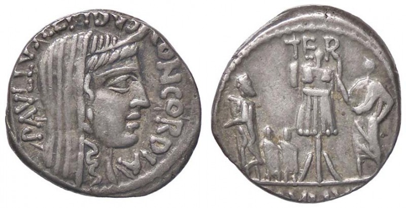 ROMANE REPUBBLICANE - AEMILIA - L. Aemilius Lepidus Paullus (62 a.C.) - Denario ...
