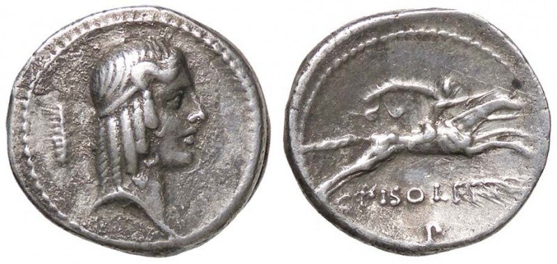 ROMANE REPUBBLICANE - CALPURNIA - C. Calpurnius Piso L. f. Frugi (67 a.C.) - Den...