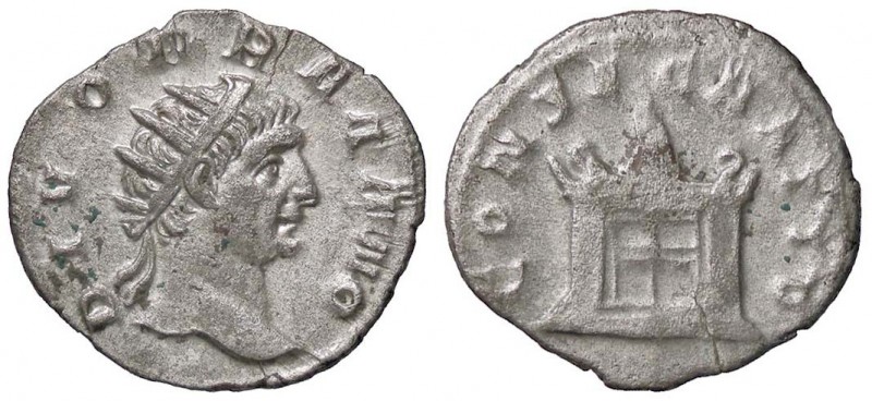 ROMANE IMPERIALI - Traiano (98-117) - Antoniniano (Restituzione di Gallieno) - T...