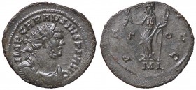 ROMANE IMPERIALI - Carausio (287-293) - Antoniniano (Londinium) - Busto radiato e drappeggiato a d. /R La Pace stante a s. con ramo d'olivo e scettro,...