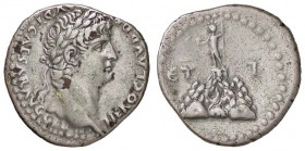 ROMANE PROVINCIALI - Nerone (54-68) - Dracma (Cesarea di Cappadocia) - Testa di Nerone a d. /R Monte Argeo sormontato da una statua maschile RPC 3832;...