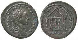 ROMANE PROVINCIALI - Gordiano III (238-244) - AE 29 (Nicopoli ad Istrum) - Busto laureato e drappeggiato a d. /R La Tyche stante entro un tempio tetra...