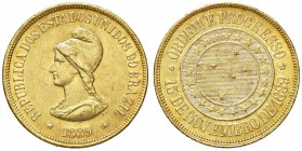 ESTERE - BRASILE - Repubblica (1889) - 20.000 Reis 1889 Kr. 497 (AU g. 18)
qSPL