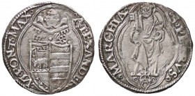 ZECCHE ITALIANE - ANCONA - Alessandro VI (1492-1503) - Terzo di grosso CNI 18; Munt. 24 RR (AG g. 1,01)
BB+