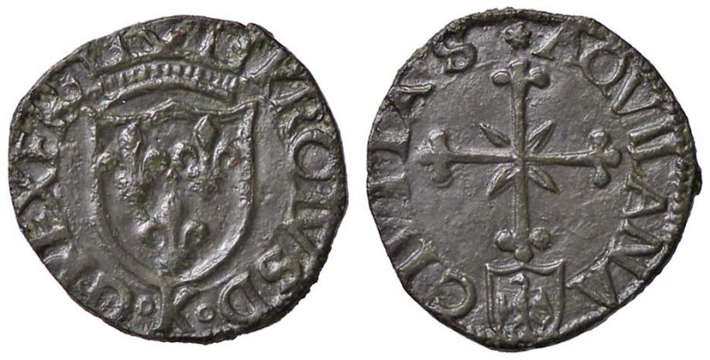 ZECCHE ITALIANE - L'AQUILA - Carlo VIII, Re di Francia (1495) - Cavallo CNI 15/2...