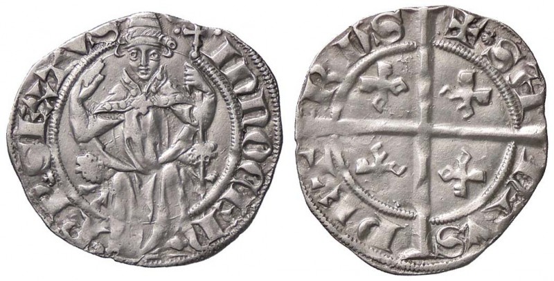 ZECCHE ITALIANE - AVIGNONE - Innocenzo VI (1352-1362) - Mezzo grosso Munt. 3; Se...