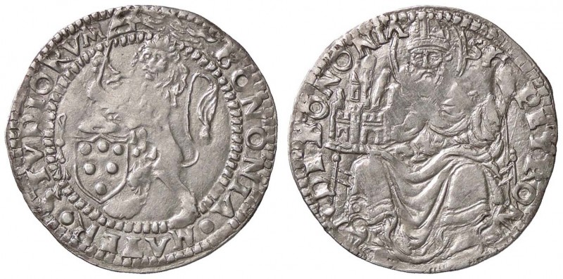 ZECCHE ITALIANE - BOLOGNA - Giulio II (1503-1513) - Grossone CNI 87; Munt. 97 R ...