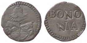 ZECCHE ITALIANE - BOLOGNA - Sede Vacante (1591-1592) - Quattrino CNI 1; Munt. 3 RR (MI g. 0,54)
BB/BB+