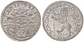 ZECCHE ITALIANE - BOLOGNA - Innocenzo XI (1676-1689) - Lira 1683 Munt. 228a RRR (AG g. 6,32) Ottima conservazione per il tipo
qFDC