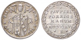 ZECCHE ITALIANE - BOLOGNA - Pio VII (1800-1823) - Grosso 1816 A. XVII Pag. 96/a; Mont.116/117 R AG
bello SPL