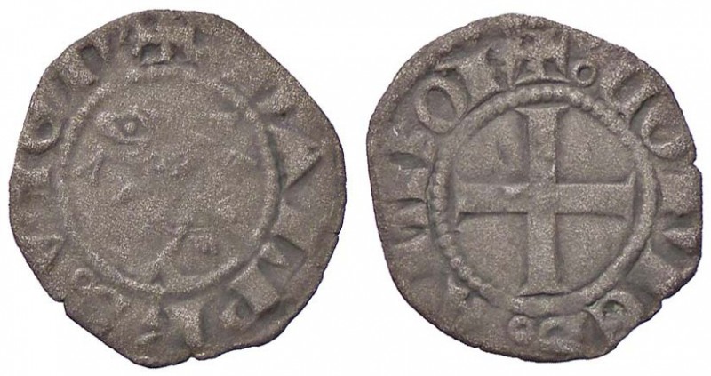 ZECCHE ITALIANE - CESANA - Umberto I Delfino (1282-1307) - Denaro MIR 369 RRRR (...