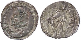 ZECCHE ITALIANE - DESANA - Delfino Tizzone (1583-1598) - Quattrino CNI 103/107; MIR 522 RR (CU g. 0,85) Splendido ritratto
SPL/qSPL