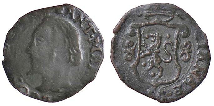 ZECCHE ITALIANE - DESANA - Antonio Maria Tizzone (1598-1641) - Quattrino CNI 71/...