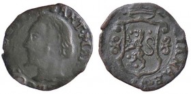 ZECCHE ITALIANE - DESANA - Antonio Maria Tizzone (1598-1641) - Quattrino CNI 71/73; MIR 586 RR (MI g. 0,53)
qBB/BB+