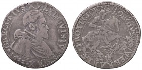 ZECCHE ITALIANE - FERRARA - Gregorio XV (1621-1623) - Piastra 1622 CNI 32; Munt. 39 RRR (AG g. 27,6)
meglio di MB