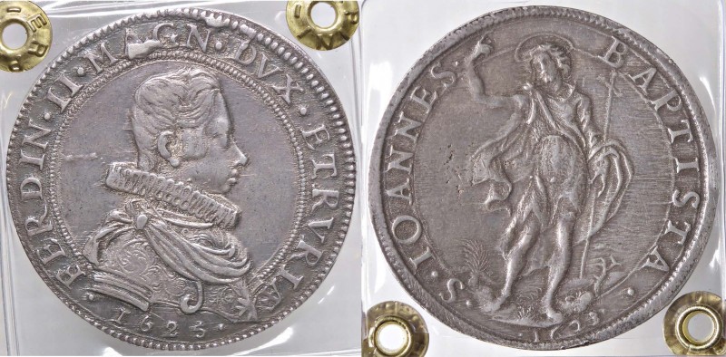 ZECCHE ITALIANE - FIRENZE - Ferdinando II (1621-1670) - Piastra 1625/1623 CNI 13...