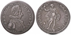 ZECCHE ITALIANE - FIRENZE - Ferdinando II (1621-1670) - Piastra 1645/1642 CNI 122/124; MIR 292/12 RRR (AG g. 32,5)
bel BB
