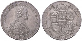 ZECCHE ITALIANE - FIRENZE - Pietro Leopoldo di Lorena (1765-1790) - Francescone 1766 MIR 374 RRR (AG g. 27,32)Busto diverso
SPL