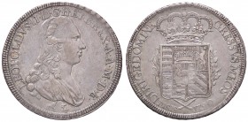 ZECCHE ITALIANE - FIRENZE - Pietro Leopoldo di Lorena (1765-1790) - Mezzo francescone 1790 CNI 187/188; Mont. 72 RRR (AG g. 13,65) Delicata patina su ...