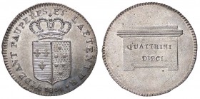 ZECCHE ITALIANE - FIRENZE - Ludovico I di Borbone (1801-1803) - 10 Quattrini 1801 Pag. 7; Mont. 192 RR MI Eccezionale
FDC