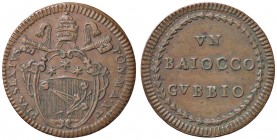 ZECCHE ITALIANE - GUBBIO - Pio VI (1775-1799) - Baiocco A. XV CNI 2; Munt. 358 NC (CU g. 10,44)
SPL