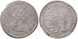 ZECCHE ITALIANE - LIVORNO - Cosimo III (1670-1723) - Tollero 1699 CNI 56/58; MIR 64/14 R (AG g. 27,35)
SPL