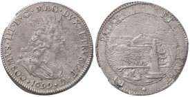 ZECCHE ITALIANE - LIVORNO - Cosimo III (1670-1723) - Tollero 1699 CNI 56/58; MIR 64/14 R (AG g. 27,35)
SPL