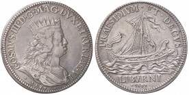 ZECCHE ITALIANE - LIVORNO - Cosimo III (1670-1723) - Mezzo tollero 1683 CNI 18/20; MIR 75 RR (AG g. 13,31)
bel BB