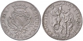 ZECCHE ITALIANE - LUCCA - Repubblica (1369-1799) - Scudo 1744 CNI 801; MIR 237/6 (AG g. 26,85)
SPL