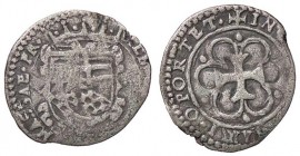 ZECCHE ITALIANE - MASSA DI LUNIGIANA - Alberico I Cybo Malaspina, secondo periodo (1568-1623) - Bolognino CNI 222; Bellesia 107 R (AG g. 0,65)
qBB