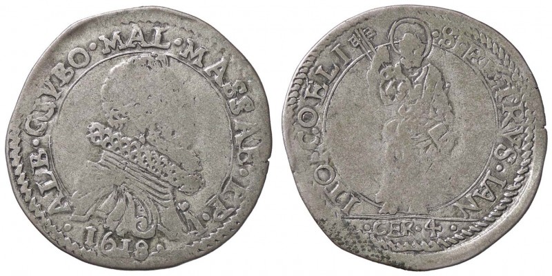 ZECCHE ITALIANE - MASSA DI LUNIGIANA - Alberico I Cybo Malaspina, secondo period...
