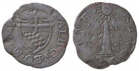 ZECCHE ITALIANE - MASSA DI LUNIGIANA - Alberico I Cybo Malaspina, secondo periodo (1568-1623) - Quattrino 1588 CNI 124; MIR 294 RRR (CU g. 0,54)
BB