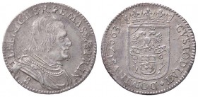 ZECCHE ITALIANE - MASSA DI LUNIGIANA - Alberico II Cybo Malaspina, primo periodo (1662-1664) - Da 8 Bolognini 1663 Bell. 7c RRRR (AG g. 2,25)Variante ...