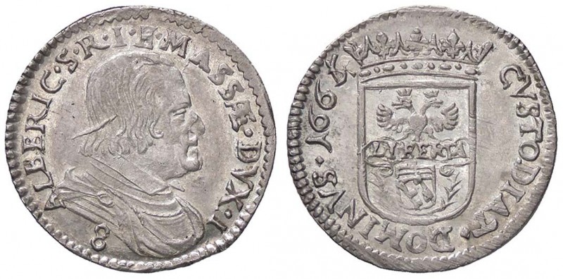 ZECCHE ITALIANE - MASSA DI LUNIGIANA - Alberico II Cybo Malaspina, secondo perio...