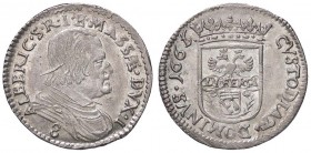ZECCHE ITALIANE - MASSA DI LUNIGIANA - Alberico II Cybo Malaspina, secondo periodo (1664-1690) - Da 8 Bolognini 1665 Cammarano 257; Bellesia 13 R (AG ...