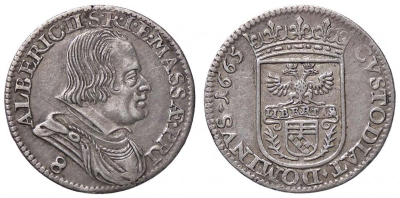 ZECCHE ITALIANE - MASSA DI LUNIGIANA - Alberico II Cybo Malaspina, secondo perio...
