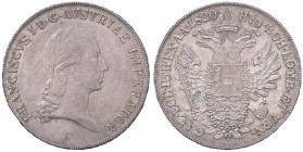 ZECCHE ITALIANE - MILANO - Francesco I d'Asburgo-Lorena (1815-1835) - Tallero di convenzione 1820 Pag. 115; Mont. 340 AG
SPL+