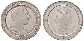 ZECCHE ITALIANE - NAPOLI - Ferdinando IV di Borbone (secondo periodo, 1799-1805) - Mezza piastra 1805 P.R. 12; Mont. 355 R (AG g. 13,51)
BB
