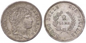 ZECCHE ITALIANE - NAPOLI - Gioacchino Murat (secondo periodo, 1811-1815) - 2 Lire 1813 Mont. 494/499 (AG g. 10)
qFDC