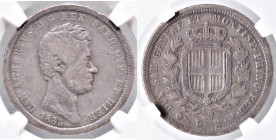 SAVOIA - Carlo Alberto (1831-1849) - 2 Lire 1833 G Pag. 269; Mont. 145 RR AG Sigillata NGC VG10
MB-BB