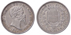 SAVOIA - Vittorio Emanuele II (1849-1861) - 50 Centesimi 1860 M Pag. 427; Mont. 102 AG
SPL