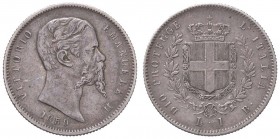 SAVOIA - Vittorio Emanuele II Re eletto (1859-1861) - Lira 1859 B Pag. 438; Mont. 110 R AG
qBB/BB