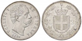 SAVOIA - Umberto I (1878-1900) - 2 Lire 1885 Pag. 595; Mont. 40 R AG
SPL+/qFDC